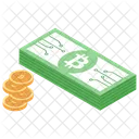 Cryptocurrency Digital Money Bitcoin Exchange Icon