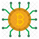 Cryptocurrency Bitcoin Digital Cash Icon