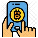 Cryptocurrency Bitcoin Investment Icon
