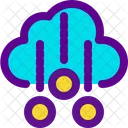 Cloud Coins Banking Icon