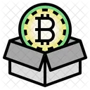 Cryptocurrency Blockchain Bitcoin Deposit Icon