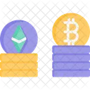 Cryptocurrency Coin Mining Icon