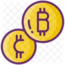 Cryptocurrency Bitcoin Blockchain Icon