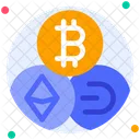 Cryptocurrency Bitcoin Ethereum Icon