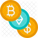 Cryptocurrency Coins Bitcoin Icon