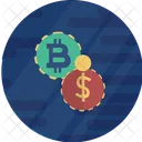 Bitcoin Dollar Cryptocurrency Icon