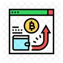 Cryptocurrency Payment Bank Icon