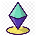 Cryptocurrency Ethereum Digital Currency Icon