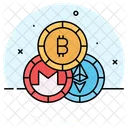 Monero Ethereum Bitcoin Icon