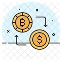 Cryptocurrency Exchange Bitcoin Icon