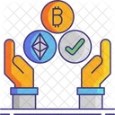 Cryptocurrency Accepted  Icon