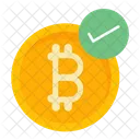 Cryptocurrency Payment Cryptocurrency Bitcoin Accepted アイコン