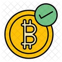 Cryptocurrency Payment Cryptocurrency Bitcoin Accepted アイコン