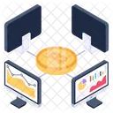 Digital Currency Bitcoin Business Online Business Icon