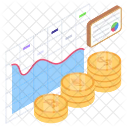암호화폐 차트  아이콘
