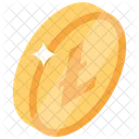 Litecoin Digital Money Bitcoin Technology Icon