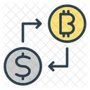 Cryptocurrency exchange  Icon