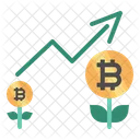 Cryptocurrency Graph  Icon