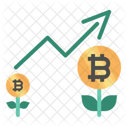 Cryptocurrency Graph  Icon