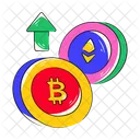Cryptocurrency Growth  Symbol