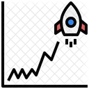 Cryptocurrency growth  Icon