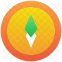 Cryptocurrency Token Coin Icon