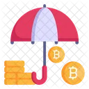 Business Insurance Financial Assurance Cryptocurrency Insurance Icon