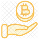 Crypto Exchange Duotone Line Icon Icon