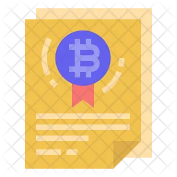 Cryptocurrency License  Icon