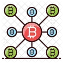 Cryptocurrency Network Bitcoin Cryptocurrency アイコン
