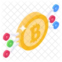 Bitcoin Network Cryptocurrency Network Digital Currency Icon
