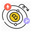 Cryptocurrency Process  Icon