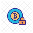 Ico Bitcoin Contour Icon