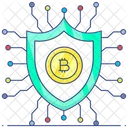 Financial Protection Financial Insurance Cryptocurrency Security Icon
