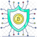 Financial Protection Financial Insurance Cryptocurrency Security Icon