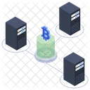 Cryptocurrency Server  Icon
