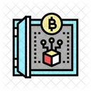 Cryptocurrency Storage Service Icon