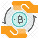 Cryptocurrency Transfer Exchange Icon