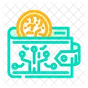 Cryptocurrency Wallet Decentralized Icon