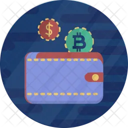 Cryptocurrency wallet  Icon