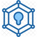 Cryptographic Block Chain Cryptography Icon