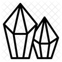 Crystal Game Element Faceted Icon