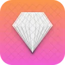 Crystal Neumorphism Interface Icon