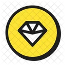 Crystal Diamond Ui Icon