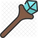 Crystal Staff Wizard Icon