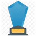 Crystal Trophy Blue Icon