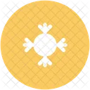 Crystal Flake Snowflake Icon