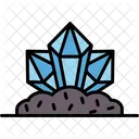 Crystal Crystalline Crystals Icon