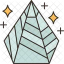 Crystal Pyramid Energy Icon