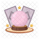 Crystal Ball Decoration Magic Icon